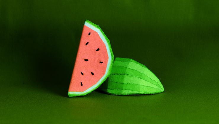 capa do curso Um dia de expert: melancia com pintura