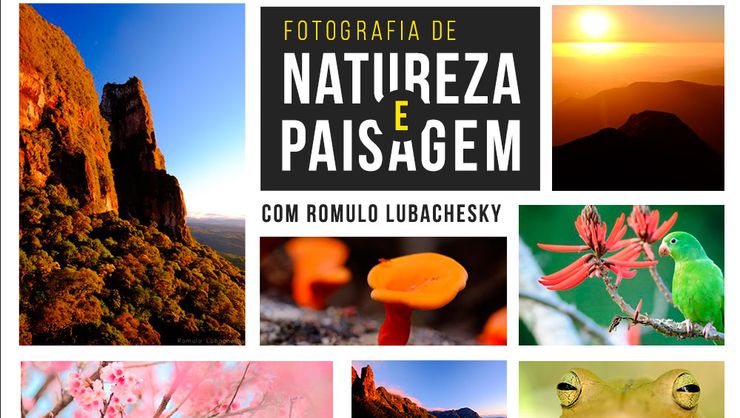 capa do curso Fotografia de natureza e paisagem: planejamento e realização